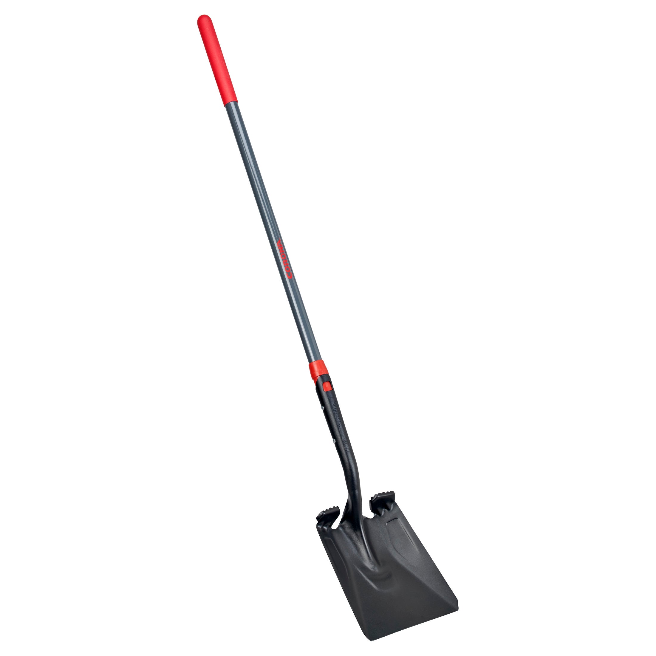 Boron Steel 14-Gauge Square Point Shovel, Fiberglass Handle